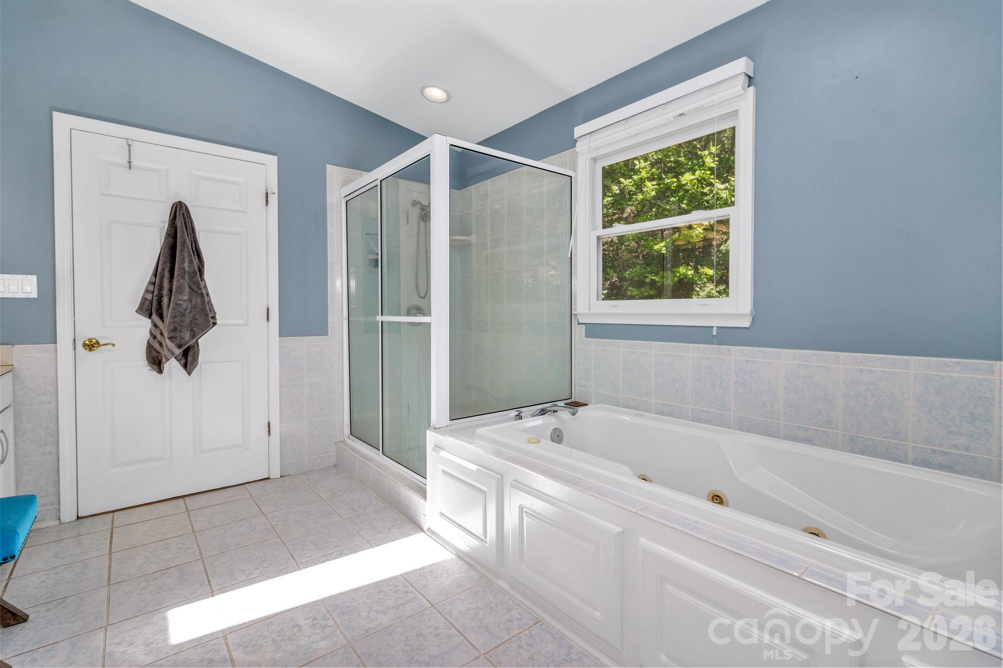 125 Winding Ridge Road Asheville, NC 28803 - Photo 24 of 48 a spacious bathroom with a bathtub and a shower