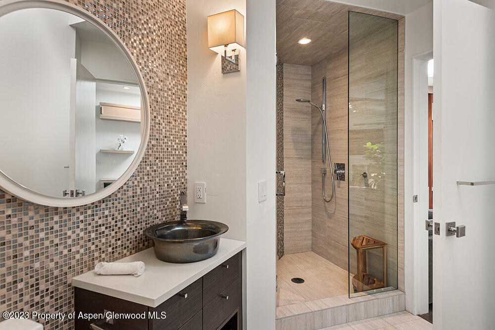 630 West Hallam Street, Unit 1 Aspen, CO 81611 - Photo 11 of 19 Guest Bathroom