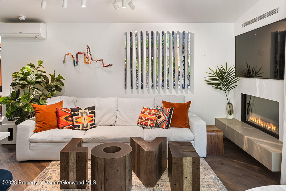 630 West Hallam Street, Unit 1 Aspen, CO 81611 - Photo 5 of 19 Living Room