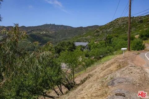 a view of a mountain with a lush green forest
