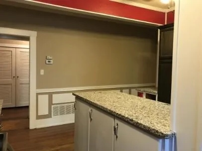a view of wooden floor