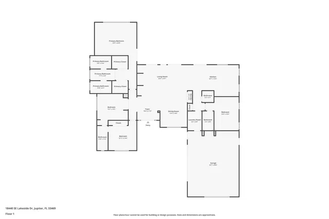$1,499,000 | 18440 Southeast Lakeside Drive, Jupiter, FL 33469
