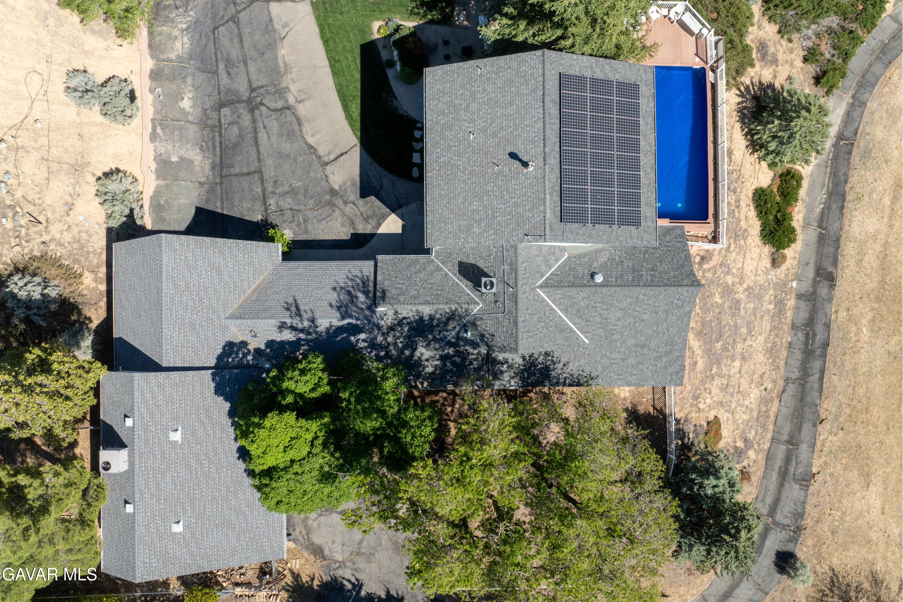 9065 Elizabeth Lake Road Leona Valley, CA 93551 - Photo 8 of 58 an aerial view of a house