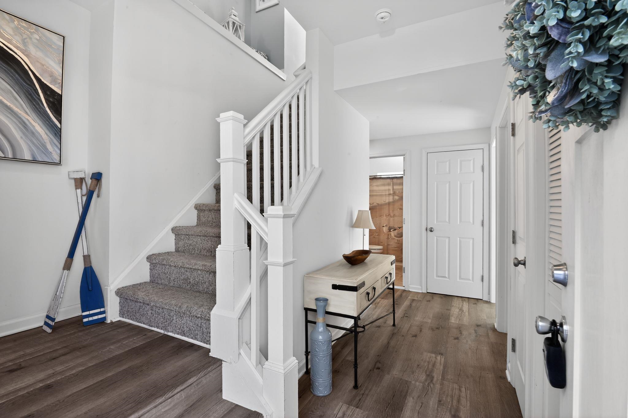 5 East Sumner Avenue Strathmere, NJ 08248 - Photo 22 of 35 a view of entryway and hall with wooden floor