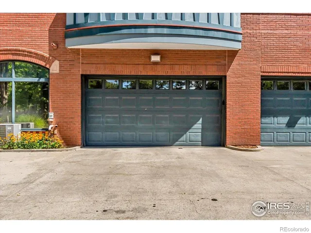 a aerial view of a house with garden
