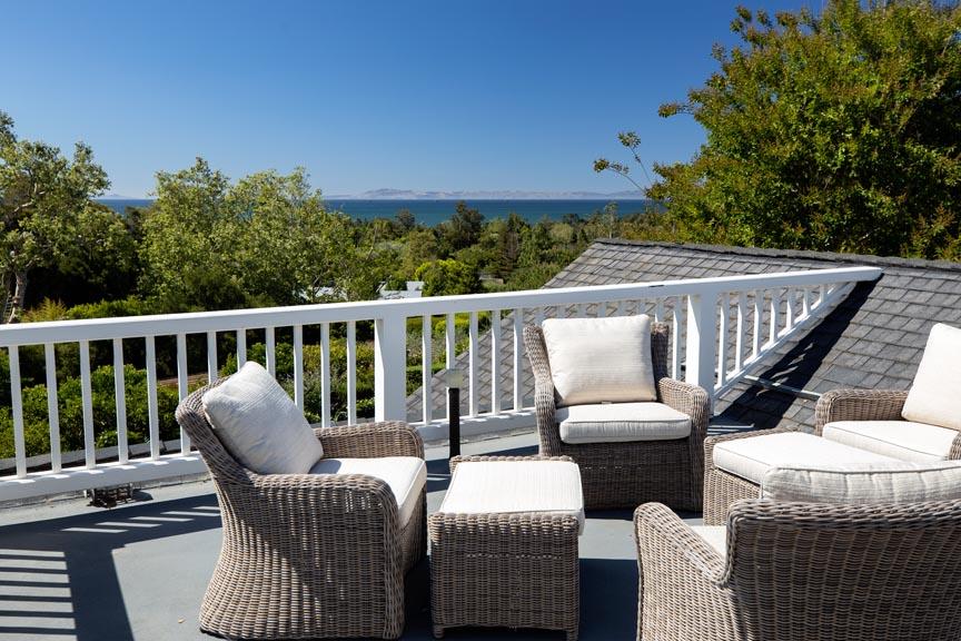 1565 East Valley Road Montecito, CA 93108 - Photo 20 of 31 a balcony with furniture