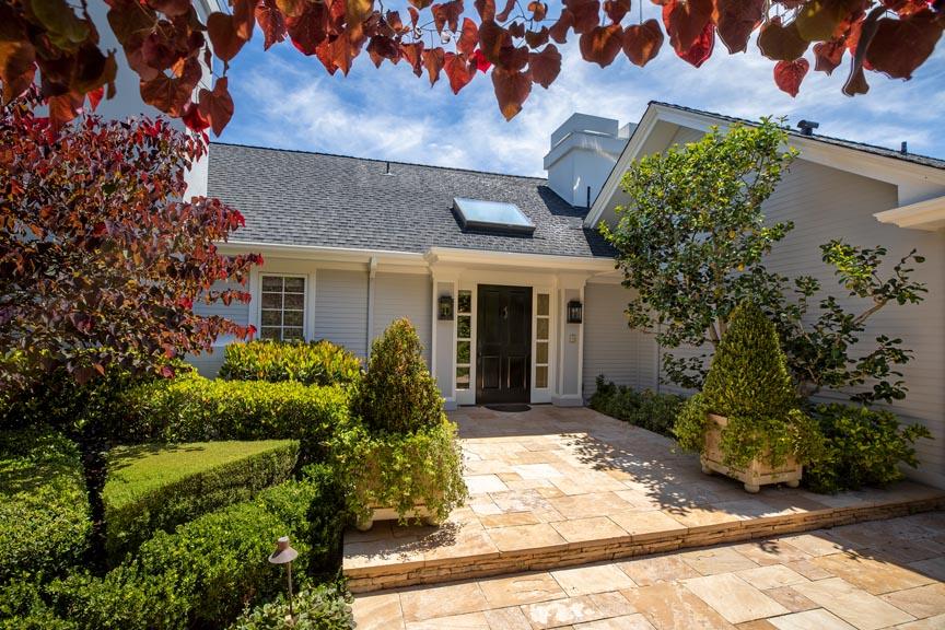 1565 East Valley Road Montecito, CA 93108 - Photo 6 of 31 front view of a house with a yard