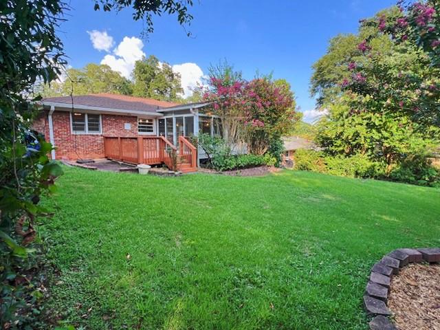 2711 Fairlane Drive Atlanta, GA 30340 - Photo 28 of 31 a view of an house with backyard space and balcony