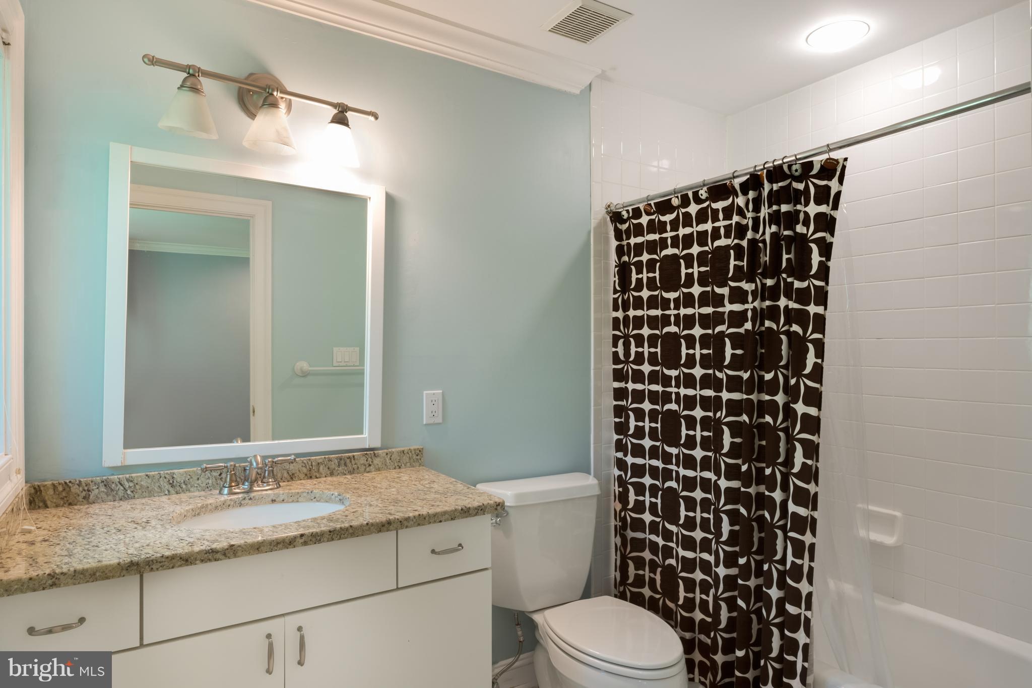 1202 Marinaview Drive Arnold, MD 21012 - Photo 18 of 26 a bathroom with a granite countertop sink toilet and shower