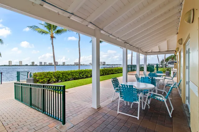 a view of a city from a terrace