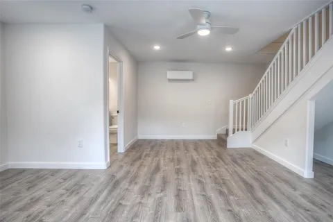 wooden floor in an empty room with wooden floor