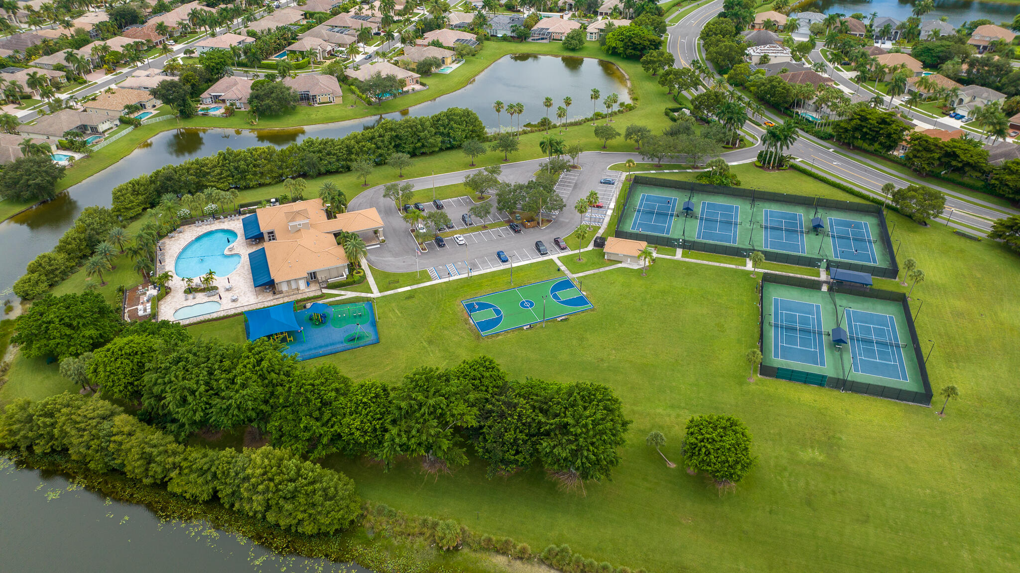 12253 Rockledge Circle Boca Raton, FL 33428 - Photo 32 of 36 an aerial view of a house with a yard