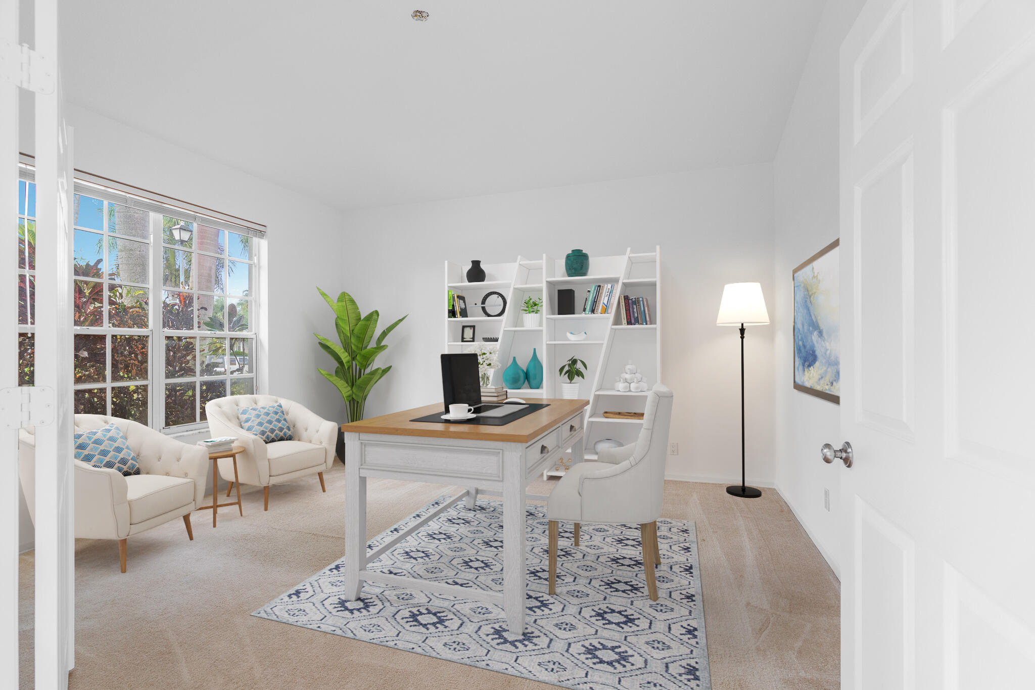 12253 Rockledge Circle Boca Raton, FL 33428 - Photo 10 of 36 a living room with furniture and a painting on the wall