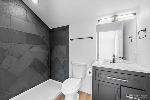 a view of a hallway view with staircase