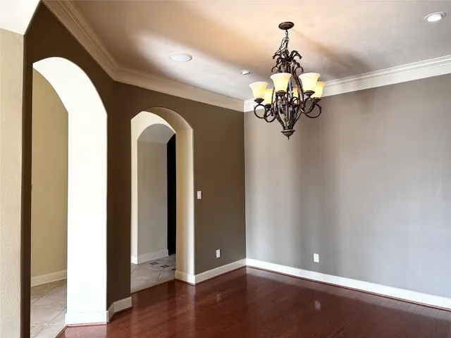 wooden floor in an empty room