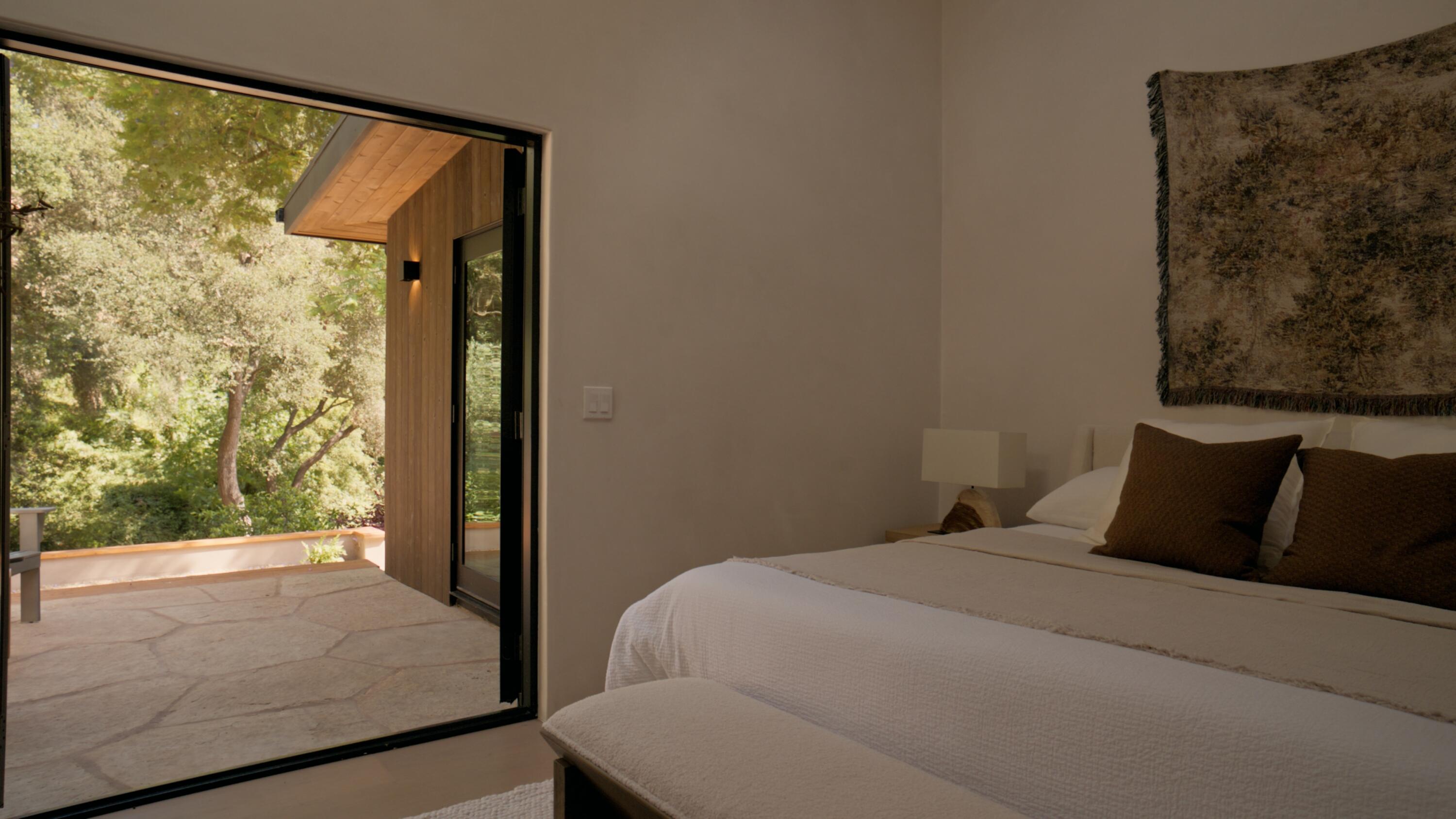 1590 San Roque Road Santa Barbara, CA 93105 - Photo 26 of 63 a bedroom with a bed and a window