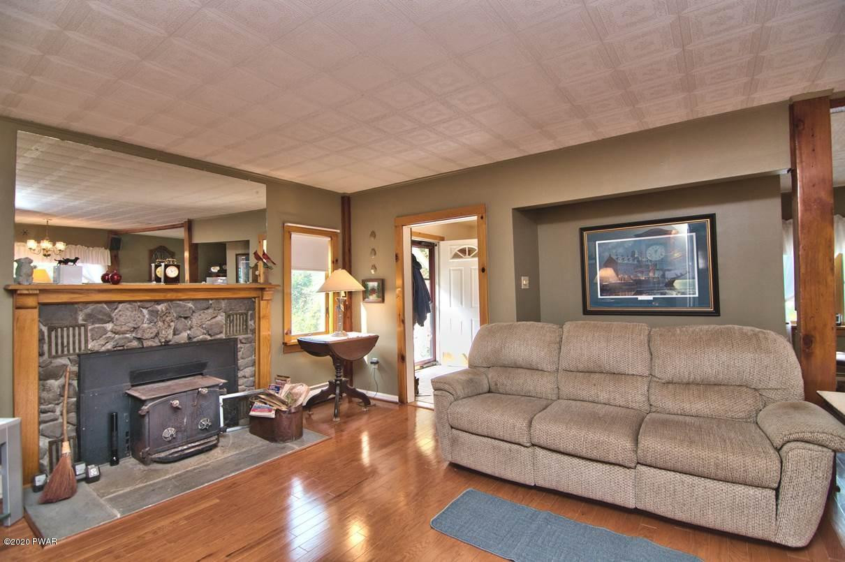 2370 Wrighter Lake Road Thompson, PA 18465 - Photo 10 of 106 Living Room/ Fireplace