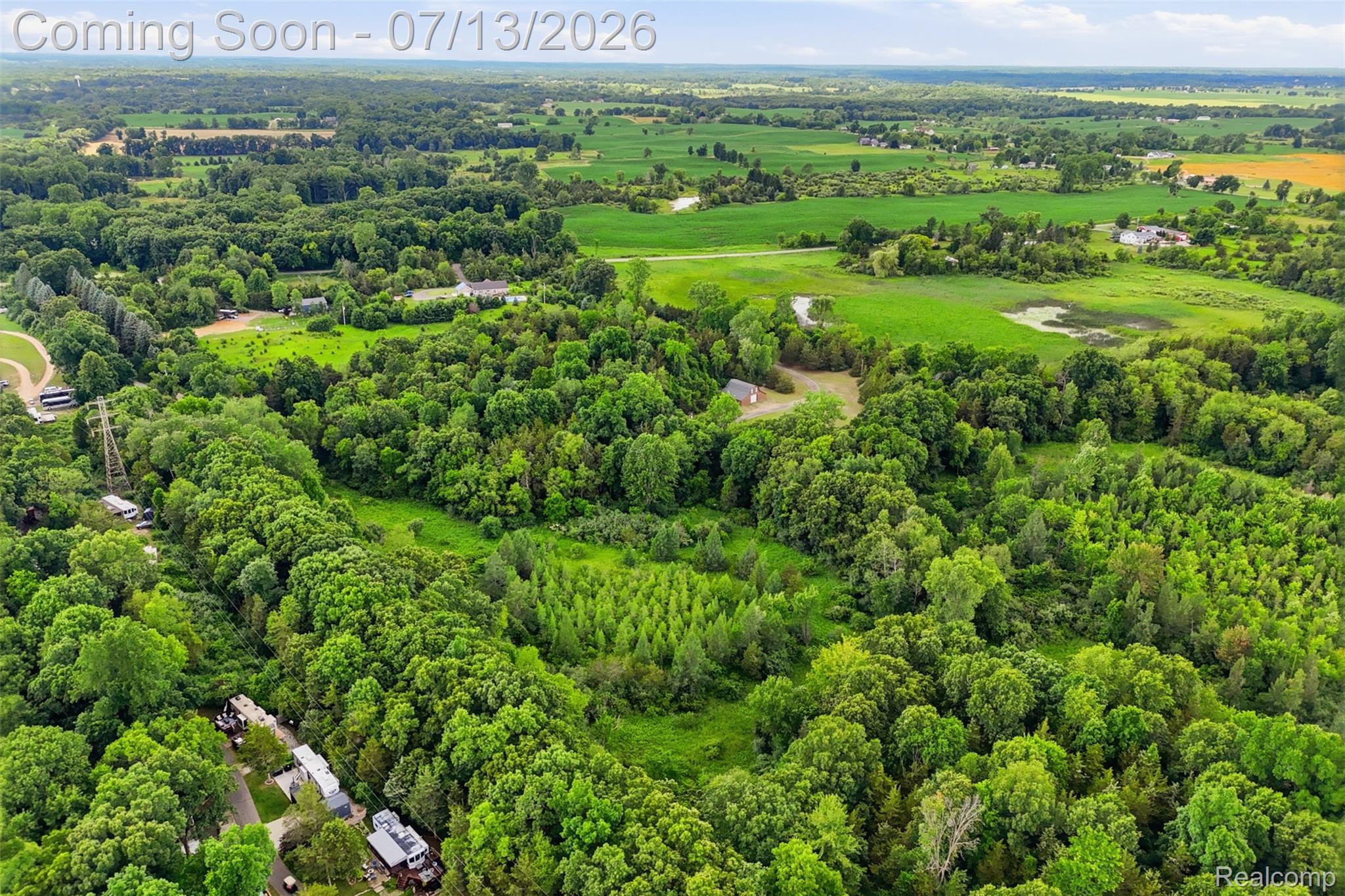 10525 Antcliff Road Brooklyn, MI 49230 - Photo 69 of 80 Aerial view of property