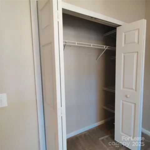 a view of closet area