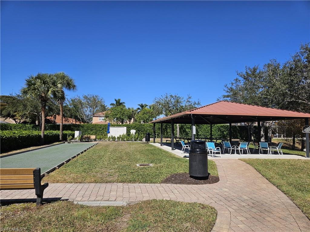 14536 Grapevine Drive Naples, FL 34114 - Photo 39 of 39 Surrounding community featuring a patio and a game area
