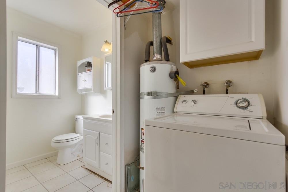 3805 Rogers Road, Unit 2 Spring Valley, CA 91977 - Photo 13 of 18 Downstairs Laundry and Bathroom.