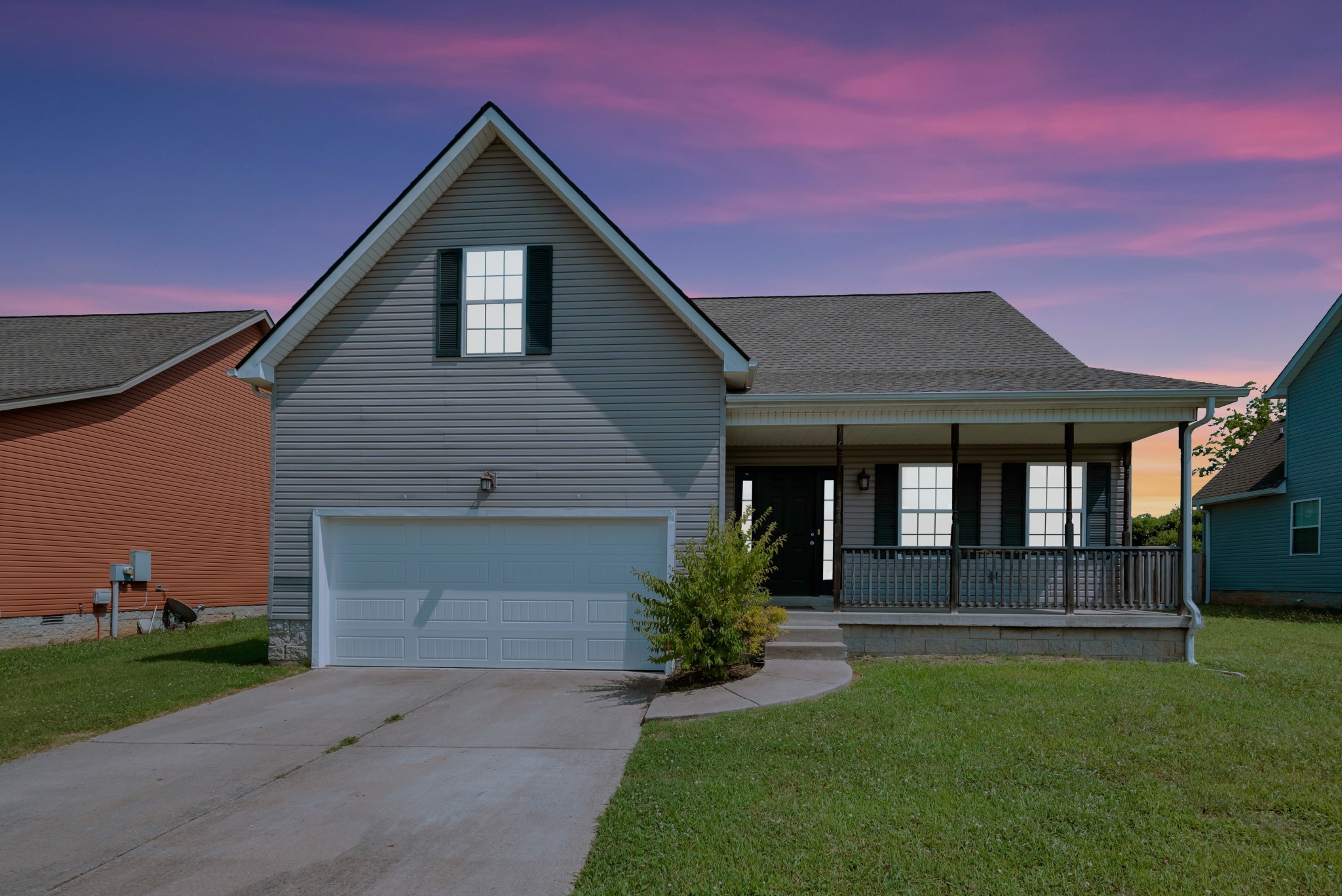 756 Maylene Drive Madison, TN 37115 - Photo 22 of 25 a front view of a house with a yard and garage