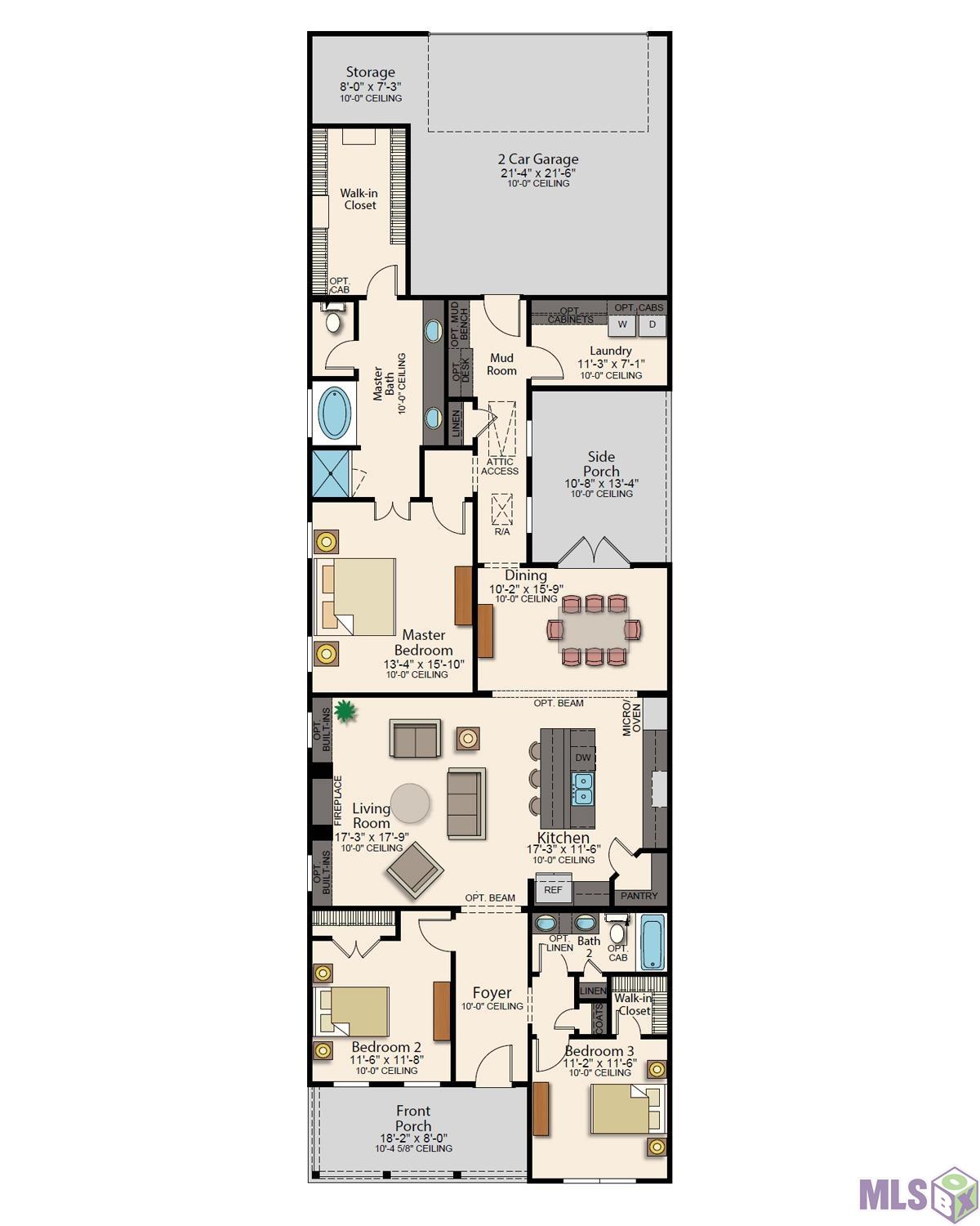 5000 Colmar Road Gonzales, LA 70737 - Photo 20 of 20 Langdon - Floorplan