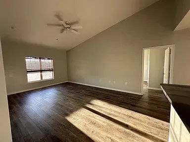 wooden floor in an empty room