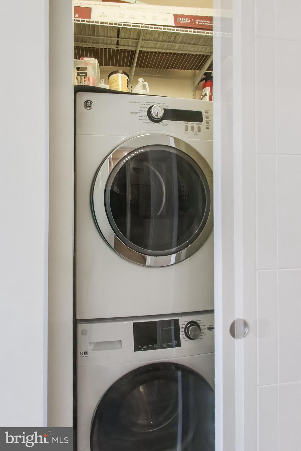 2012 D Street Northeast, Unit 4 Washington, DC 20002 - Photo 21 of 25 a utility room with dryer and washer