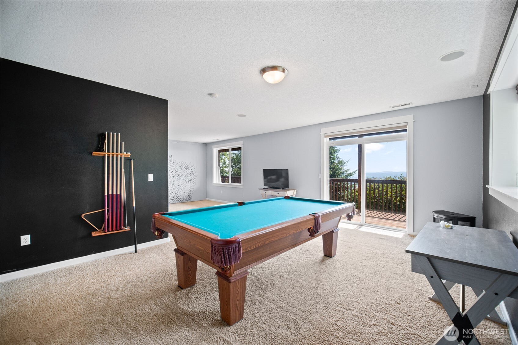 172 Blackjack Drive Kalama, WA 98625 - Photo 28 of 40 a room with pool table and windows
