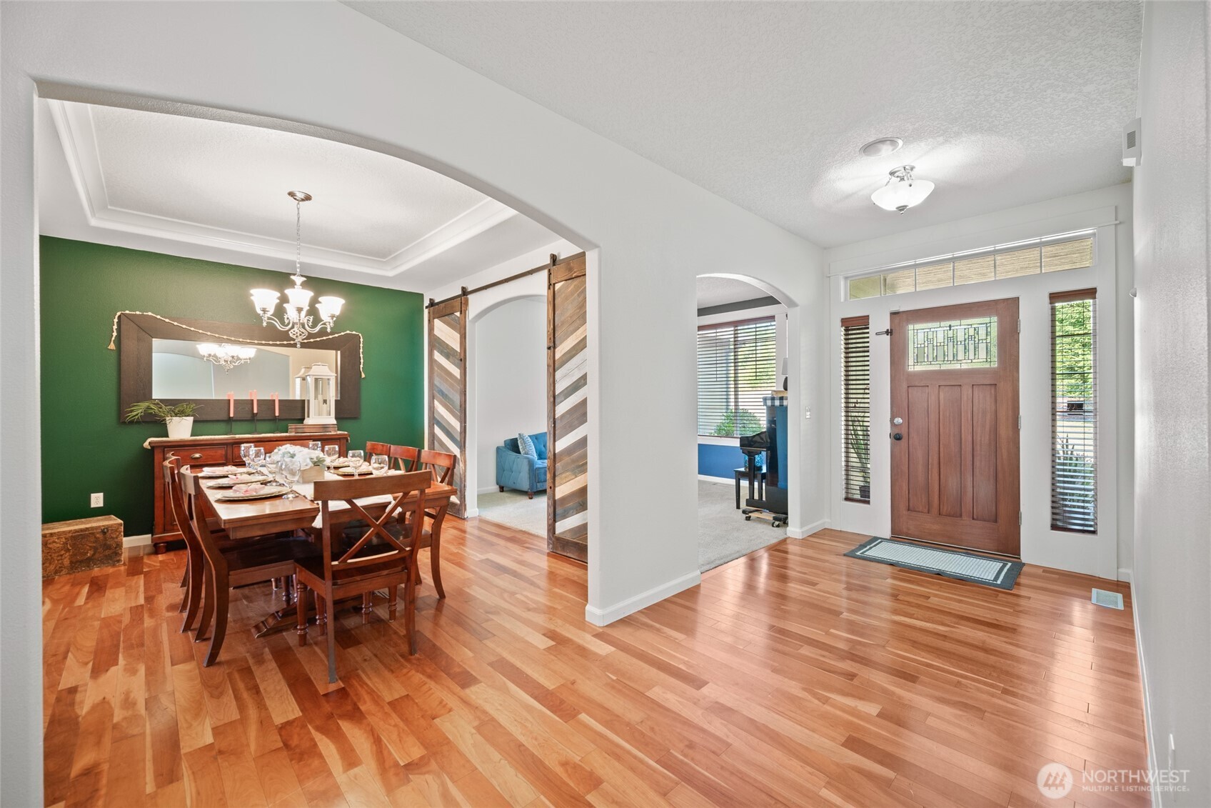 172 Blackjack Drive Kalama, WA 98625 - Photo 4 of 40 a view of a a dining room with furniture window and wooden floor