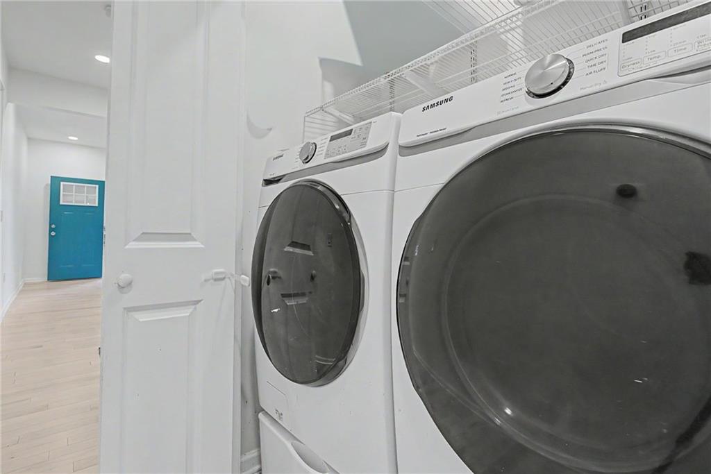 827 Elbert Street Southwest Atlanta, GA 30310 - Photo 22 of 33 a close up view of a washer and dryer