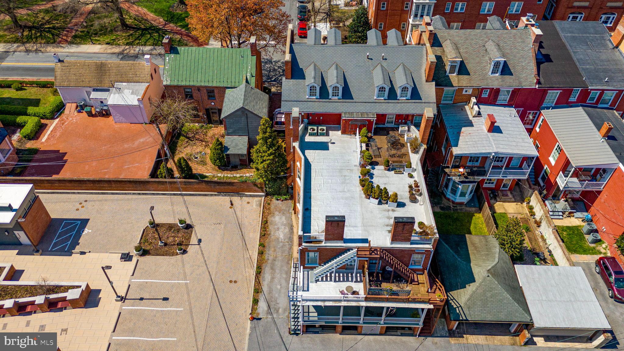 110 North Court Street Frederick, MD 21701 - Photo 6 of 28 an aerial view of houses with outdoor space