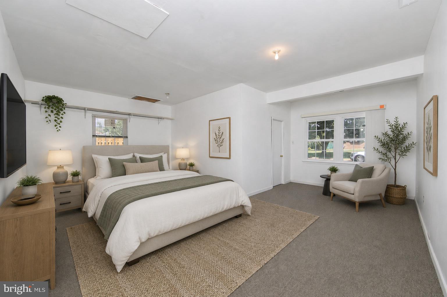 3007 Rampart Road Bensalem, PA 19020 - Photo 19 of 48 a bed room with a bed and a couch