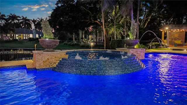 a view of an chairs in front of house