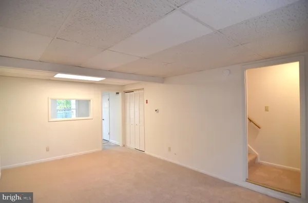 a view of empty room