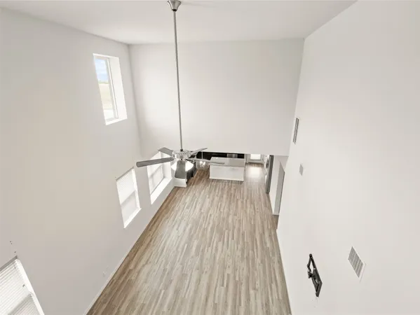 a view of a storage & utility room with a sink
