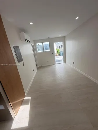 wooden floor and cabinet in a room