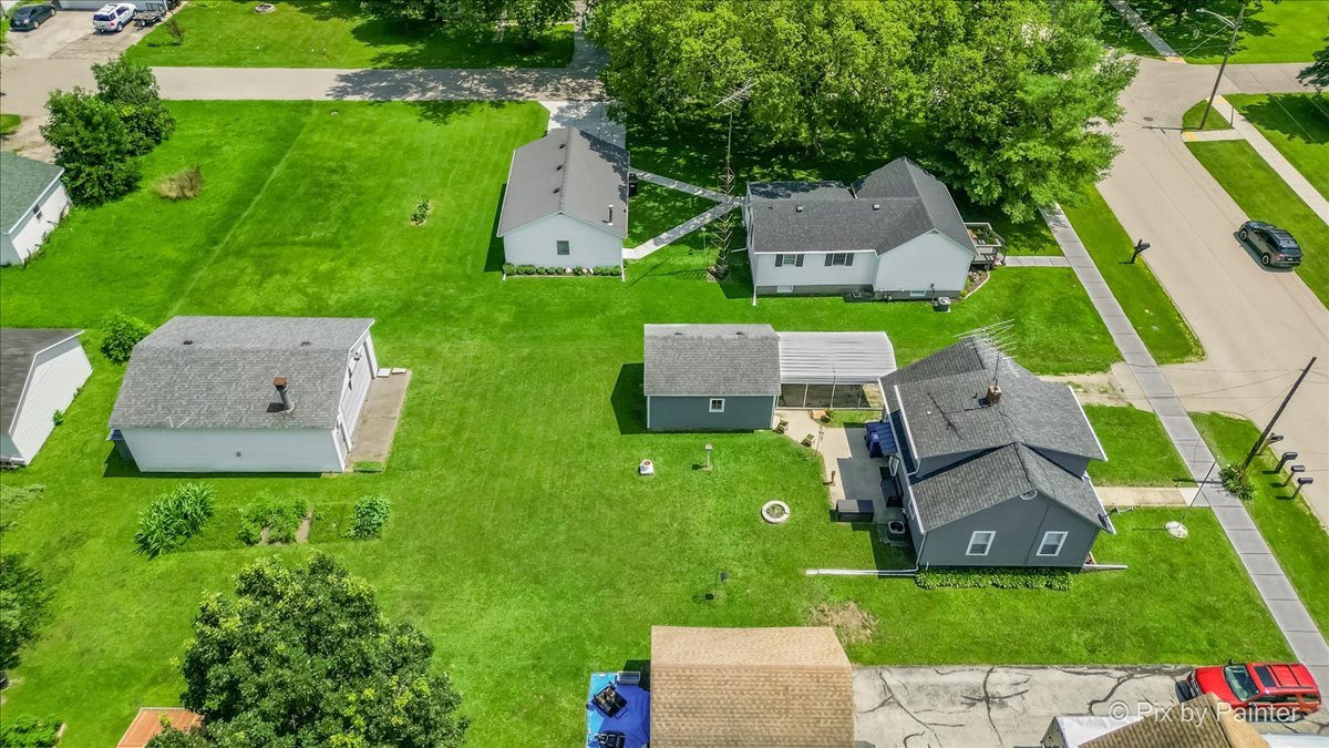 335 Ogden Street Capron, IL 61012 - Photo 12 of 18 an aerial view of a house