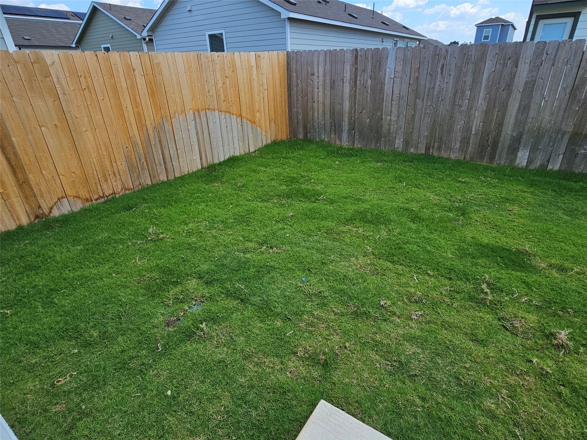 704 Commander Abbott Drive Jarrell, TX 76537 - Photo 27 of 29 a view of a backyard