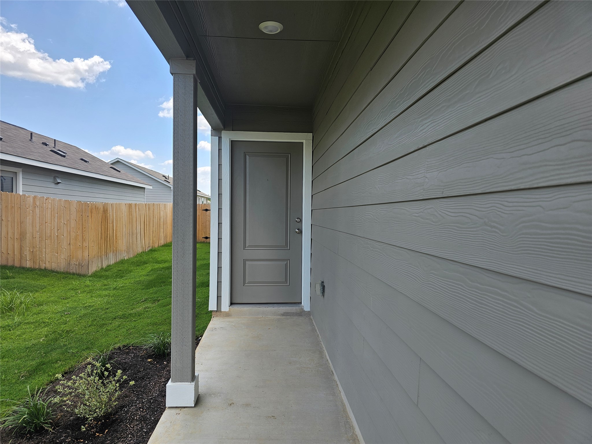 704 Commander Abbott Drive Jarrell, TX 76537 - Photo 3 of 29 a view of a back yard