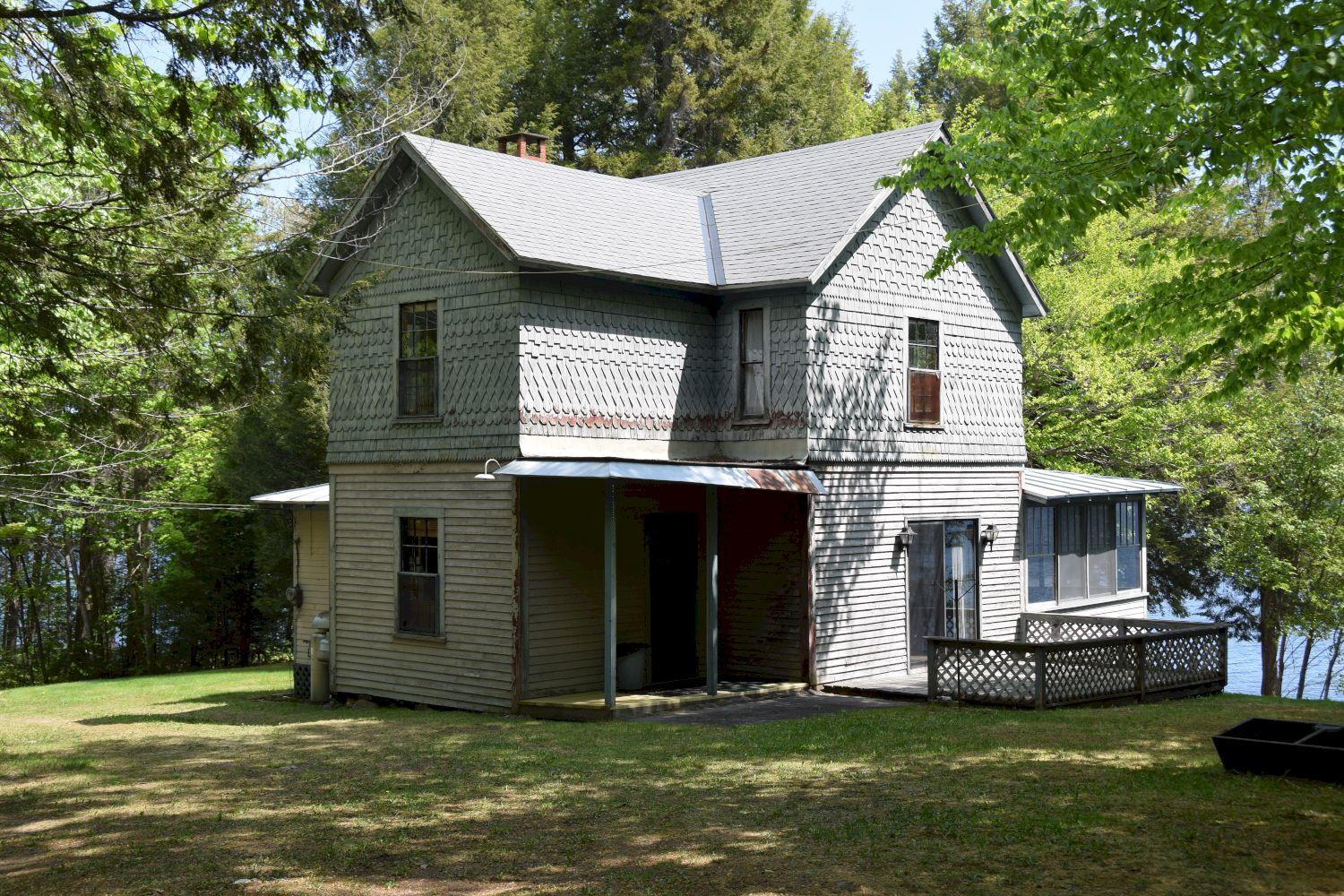 11-12 Rocky Point Road Embden, ME 04958 - Photo 18 of 75 back of home