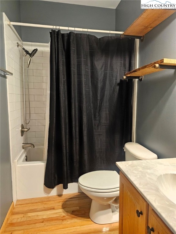 711 Trice Fork Mountain Road Newland, NC 28657 - Photo 5 of 22 a bathroom with a granite countertop bathtub shower sink vanity and toilet