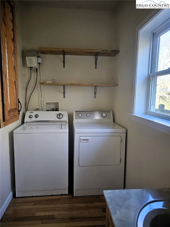 711 Trice Fork Mountain Road Newland, NC 28657 - Photo 6 of 22 a utility room with dryer and washer