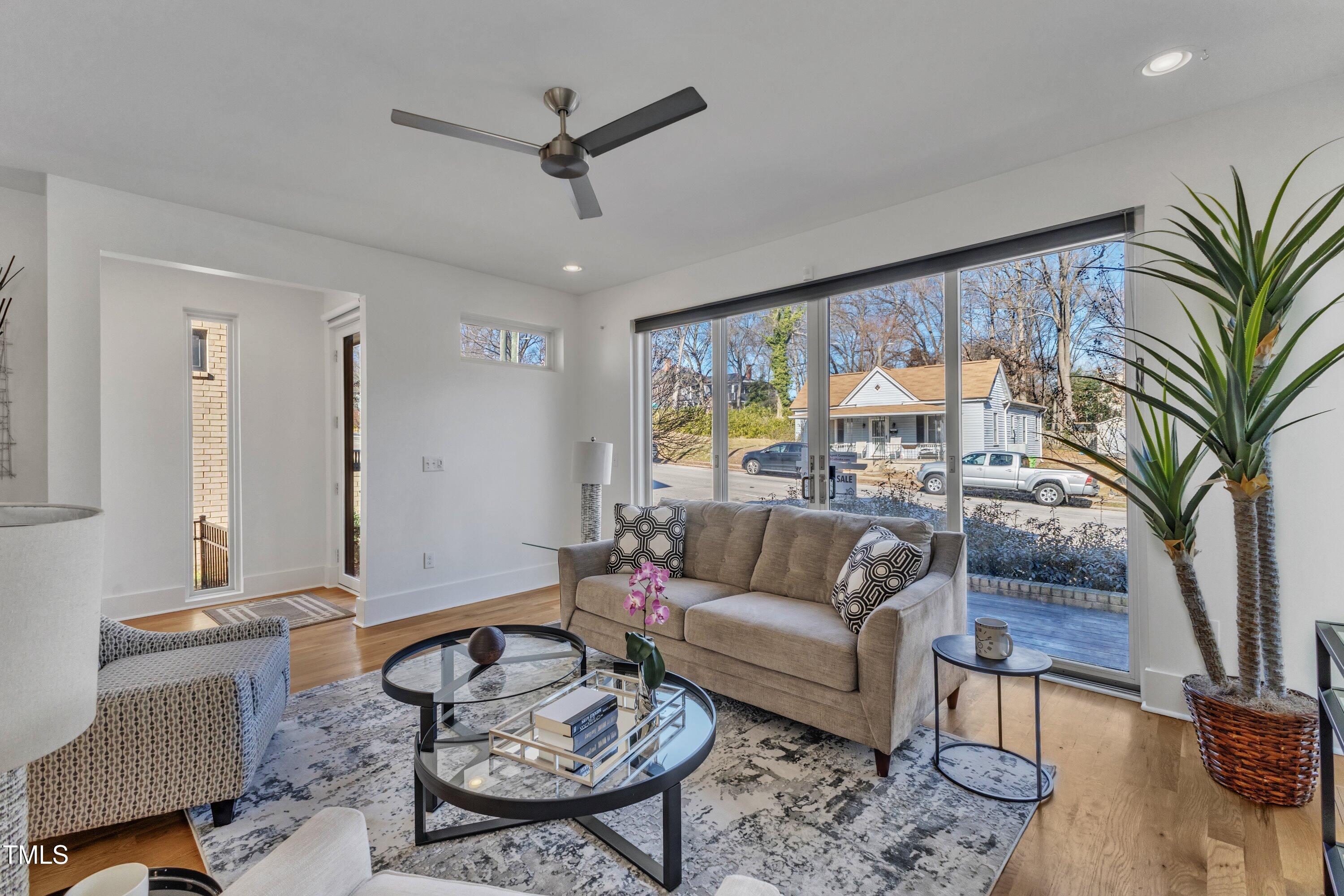 524 East Edenton Street Raleigh, NC 27601 - Photo 23 of 70 a living room with furniture and a large window