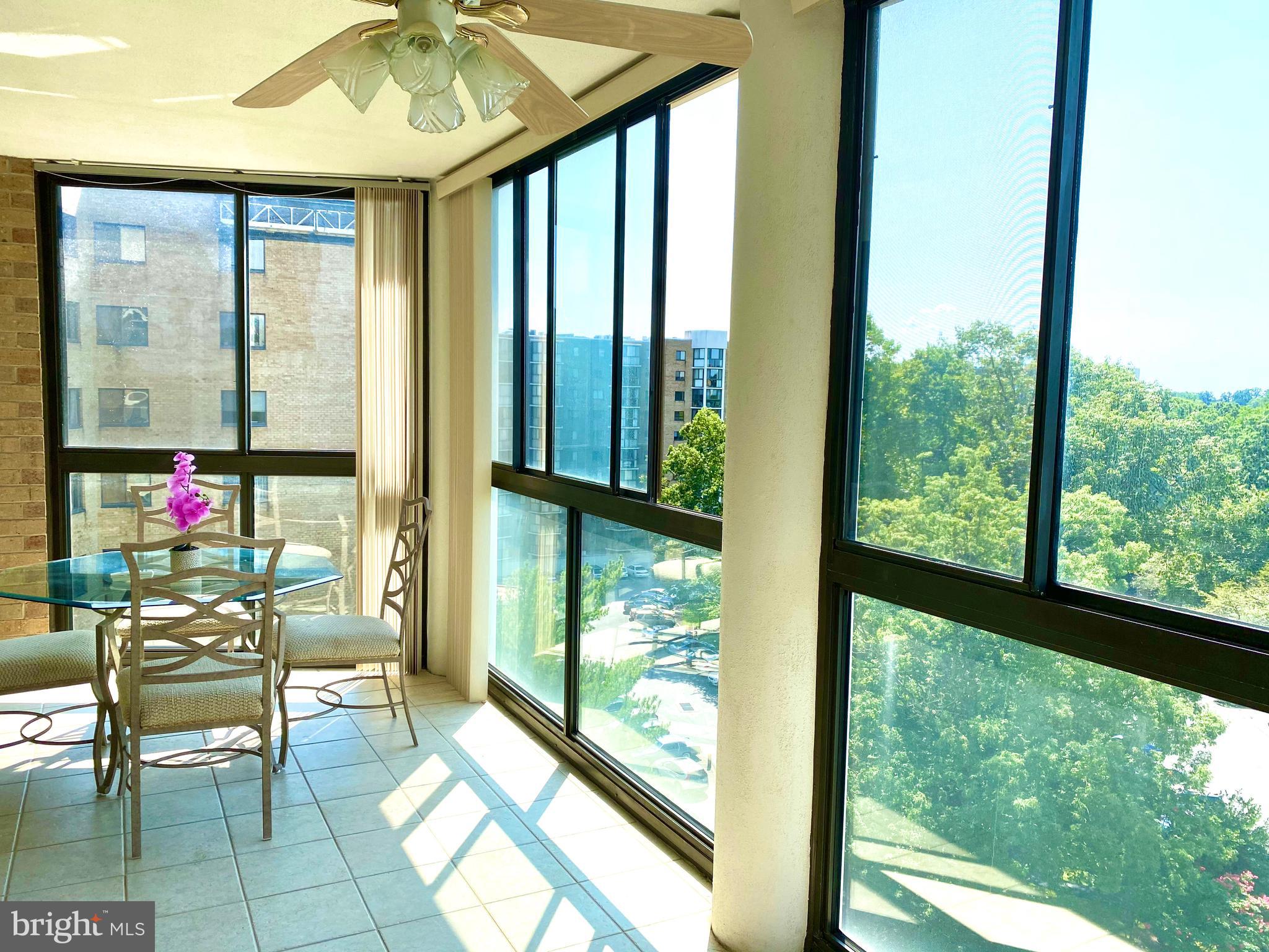 15115 Interlachen Drive, Unit 3812 Silver Spring, MD 20906 - Photo 16 of 39 Enclosed balcony