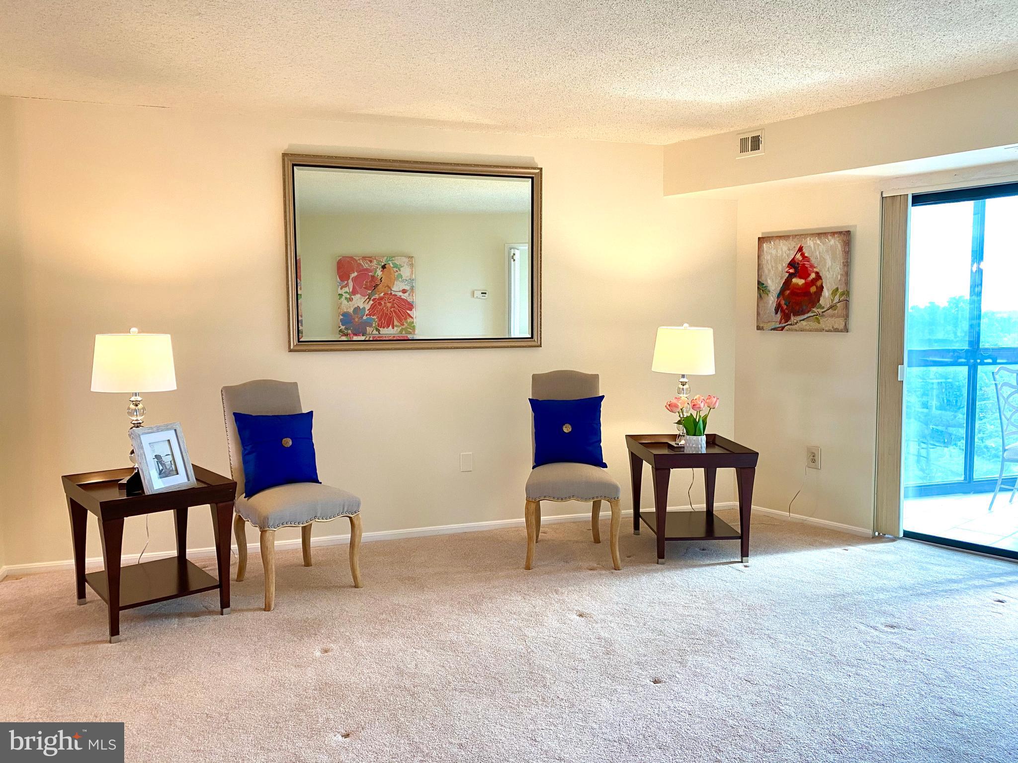 15115 Interlachen Drive, Unit 3812 Silver Spring, MD 20906 - Photo 3 of 39 Living room with fresh paint