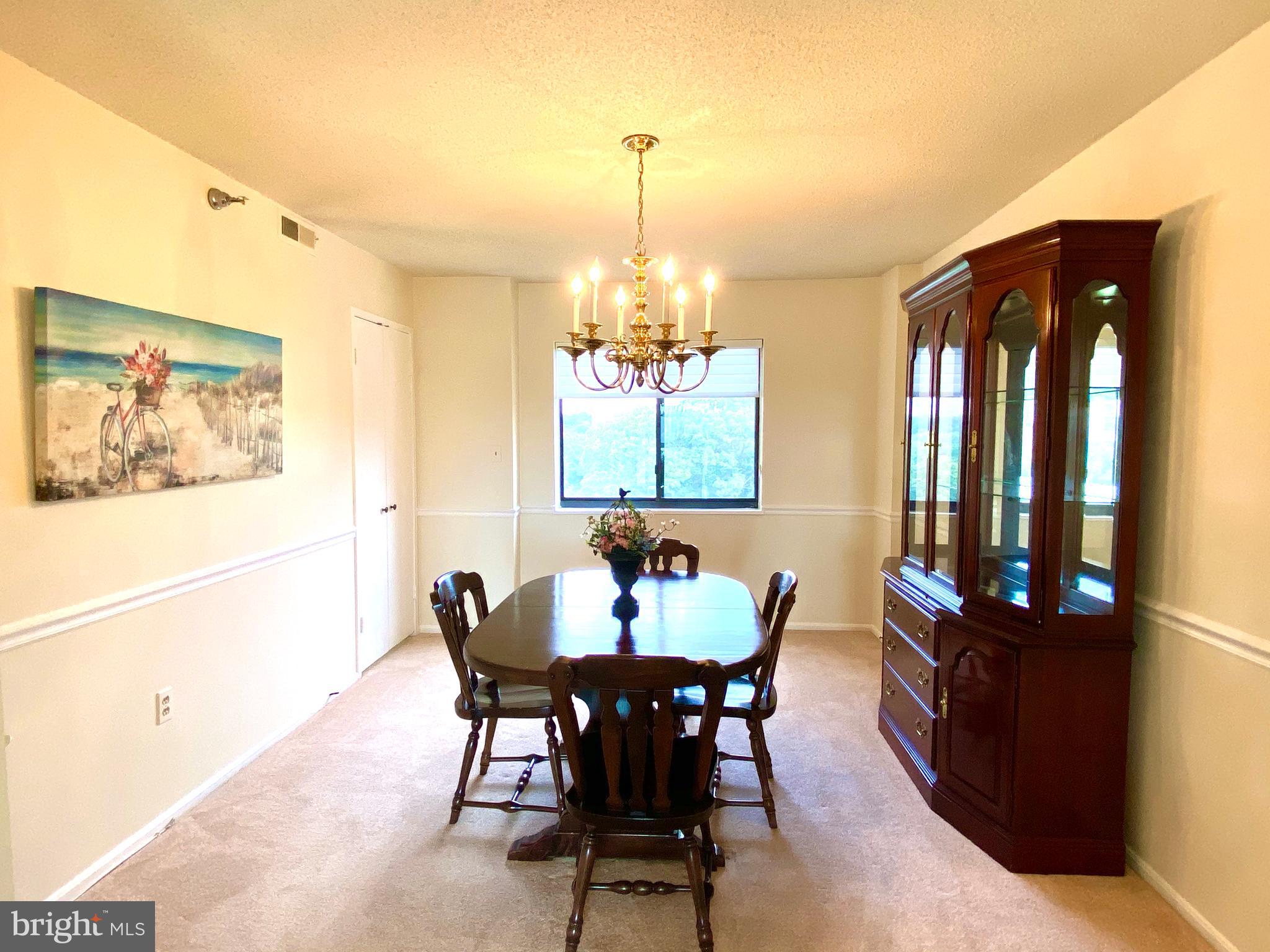 15115 Interlachen Drive, Unit 3812 Silver Spring, MD 20906 - Photo 10 of 39 Dining room with a big window