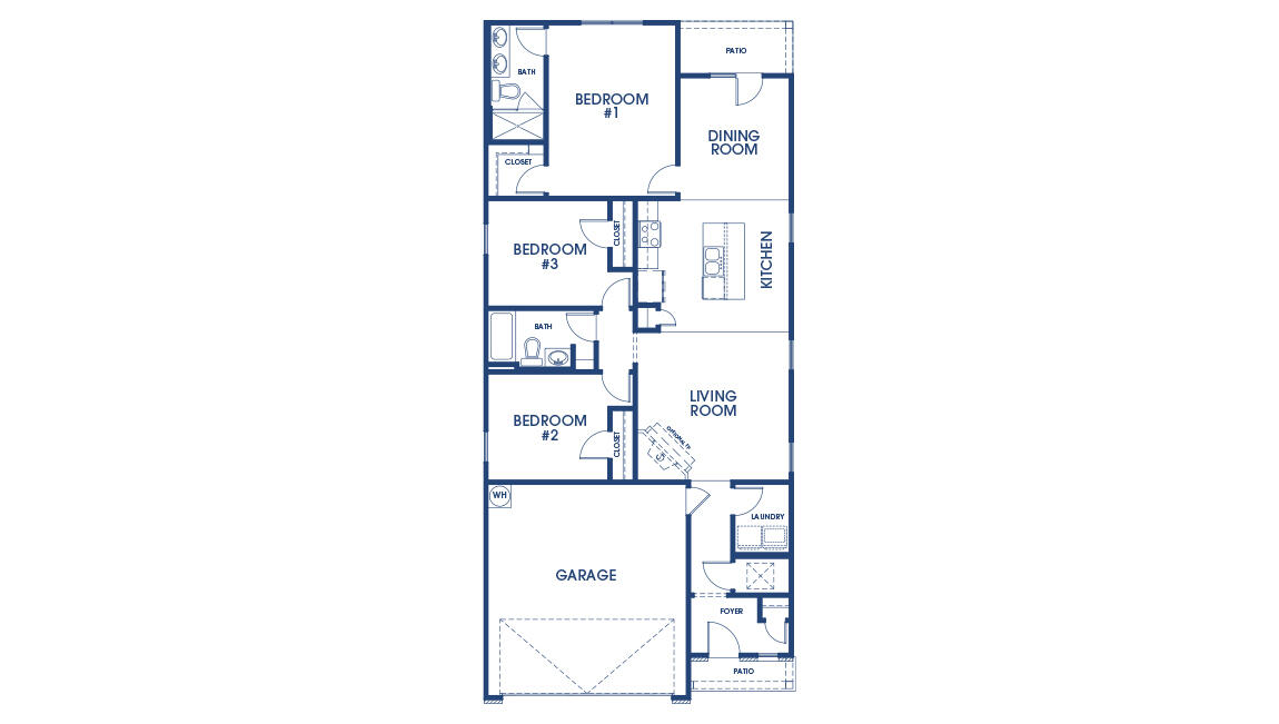 920 Raghorn Road Grovetown, GA 30813 - Photo 39 of 39 Burke floorplan blue