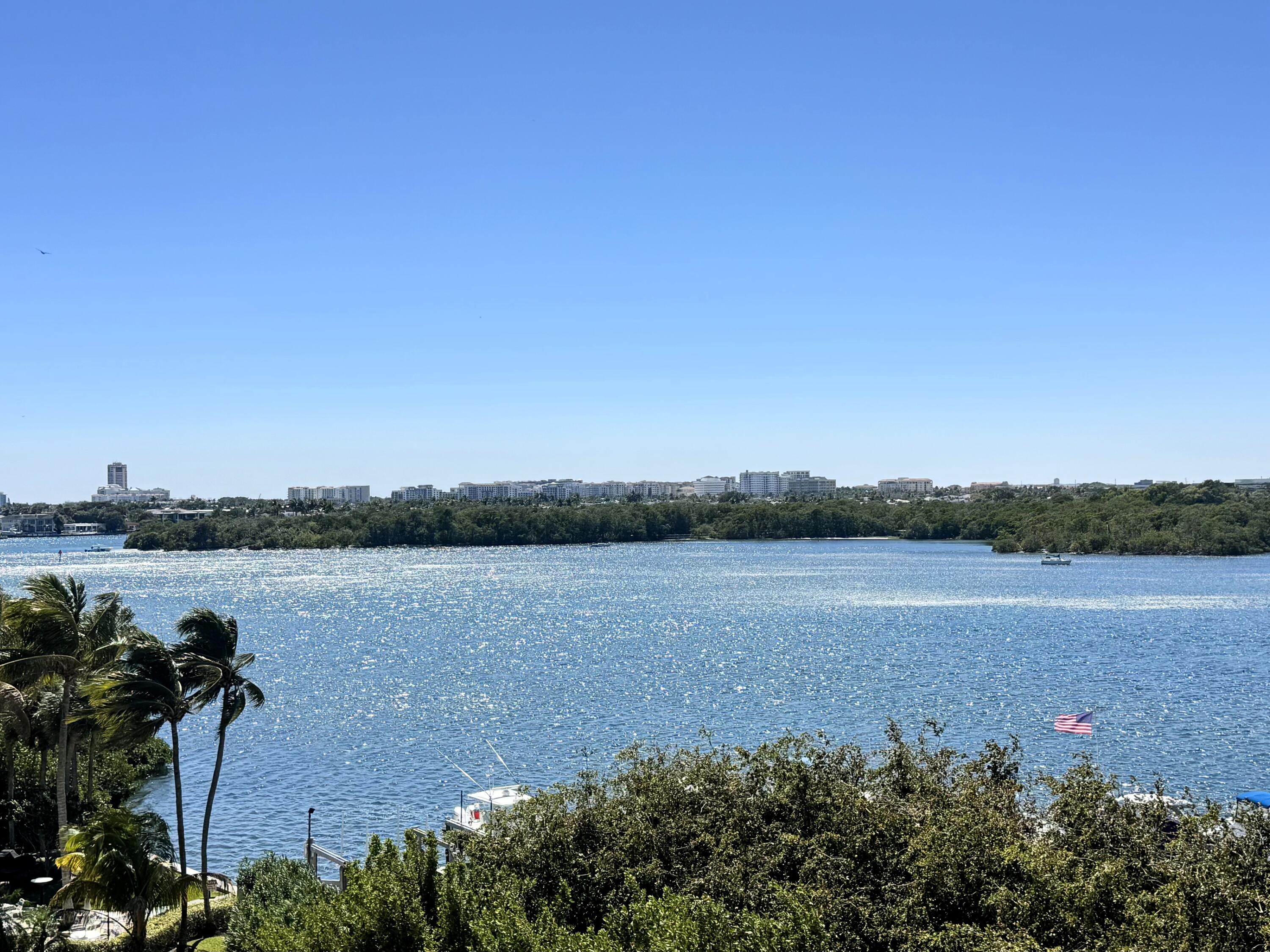 2121 North Ocean Boulevard, Unit 609W Boca Raton, FL 33431 - Photo 17 of 32 The Intracoastal View From the Balcony